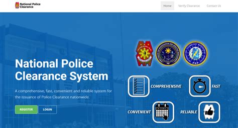national police clearance online.